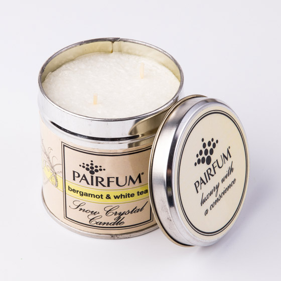 [巴洛奇]英国原装进口Pairfum香薰蜡烛冰雪水晶 佛手柑和白茶