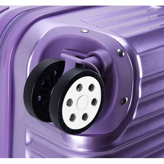 秀乐途 新款全配色防撞包角款男女旅行箱万向轮拉杆箱20寸 ·女神紫8860