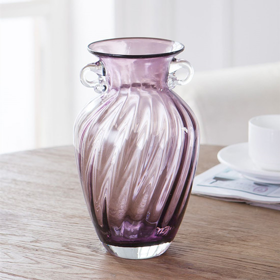 [JM]欧式彩玻水培装饰花瓶B031（紫色）·紫色