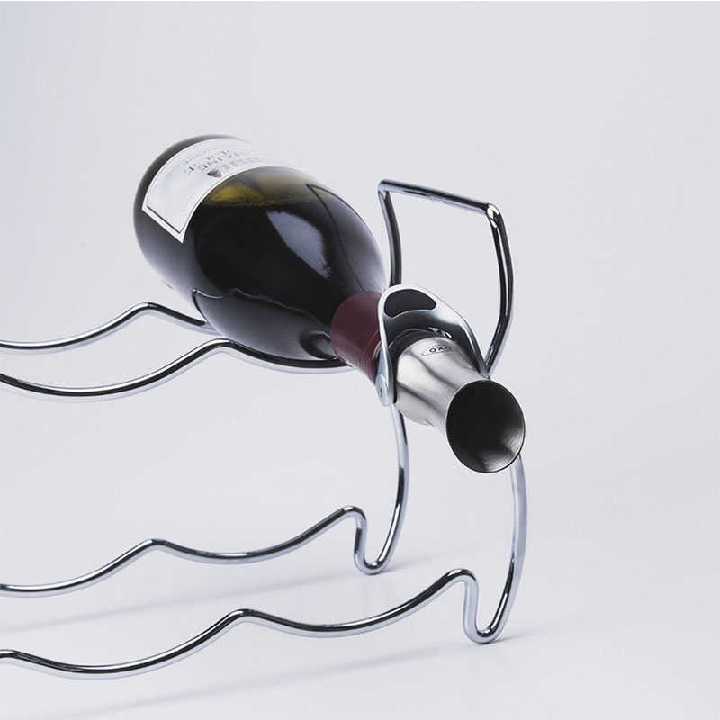 OXO 美国二合一不锈钢瓶塞多功能倒酒器·黑色