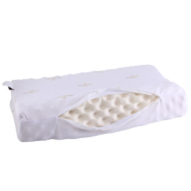 [巴洛奇]Royal Latex 泰国皇家乳胶枕 高低颗粒按摩枕·白色