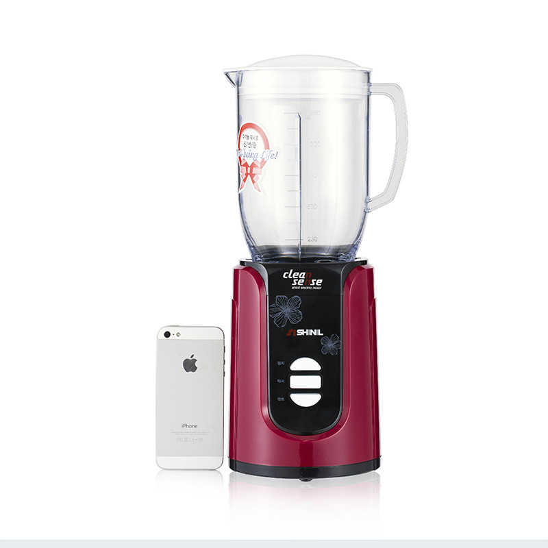[巴洛奇]SHINIL 韩国信一多功能家用小型搅拌机榨汁料理机·红色