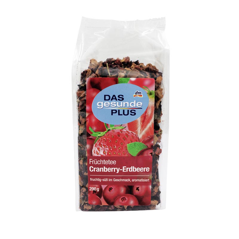 荷兰直邮 DAS 蔓越莓草莓无糖花果茶·200g*3