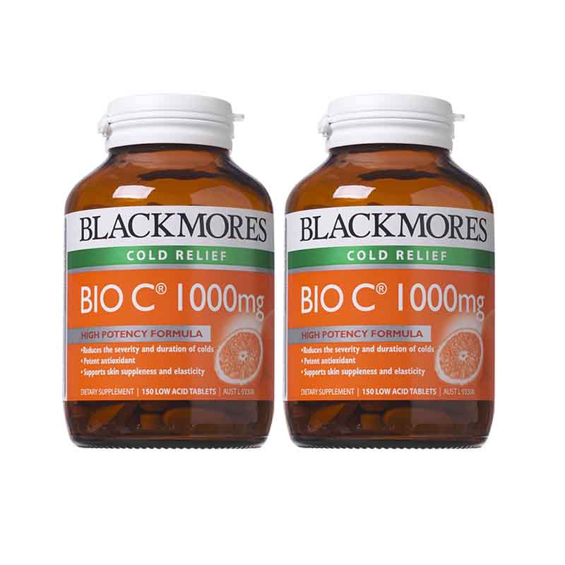 澳洲直邮 Blackmores Bio C活性维生素C VC片·150粒2瓶