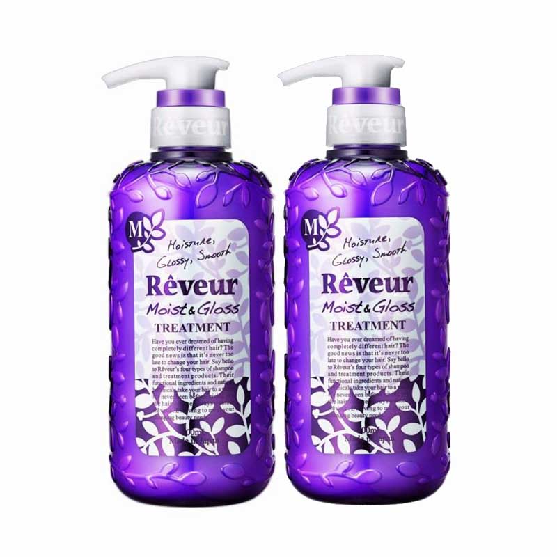 保税直邮 Reveur 无硅油护发素·2瓶·紫色 养润保湿