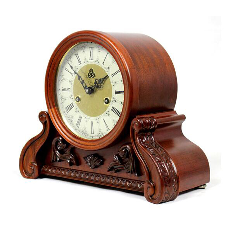 三五牌欧式实木座钟中国风复古台钟客厅卧室台钟