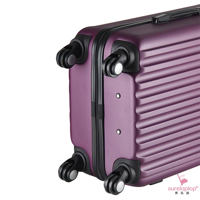 秀乐途（Surelaptop）时尚男女款磨砂面防刮万向静音轮拉杆箱20寸 5600-20·紫色