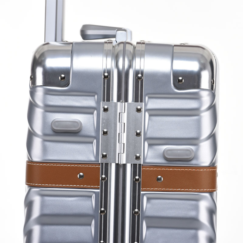 BBM商务行李铝框箱男登机箱女密码箱拉杆旅行箱万向轮皮箱韩版硬箱29寸·银色