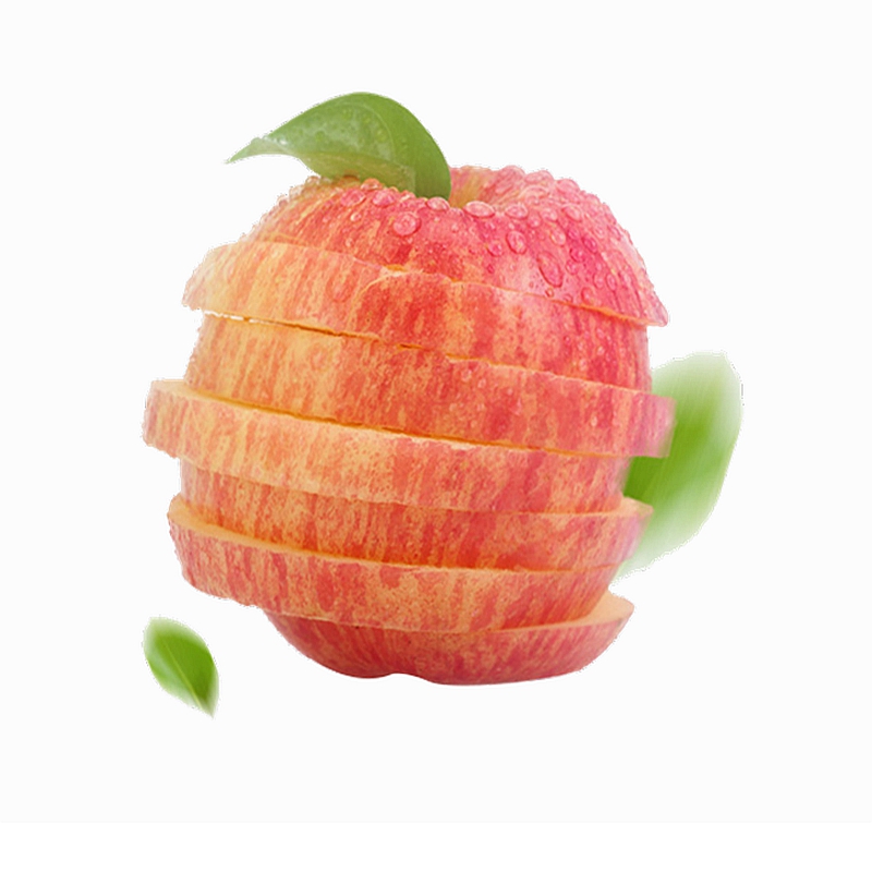 山东烟台 红富士苹果·10斤装·红色高清图片