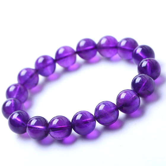 满记天然紫水晶手链约10-11mm