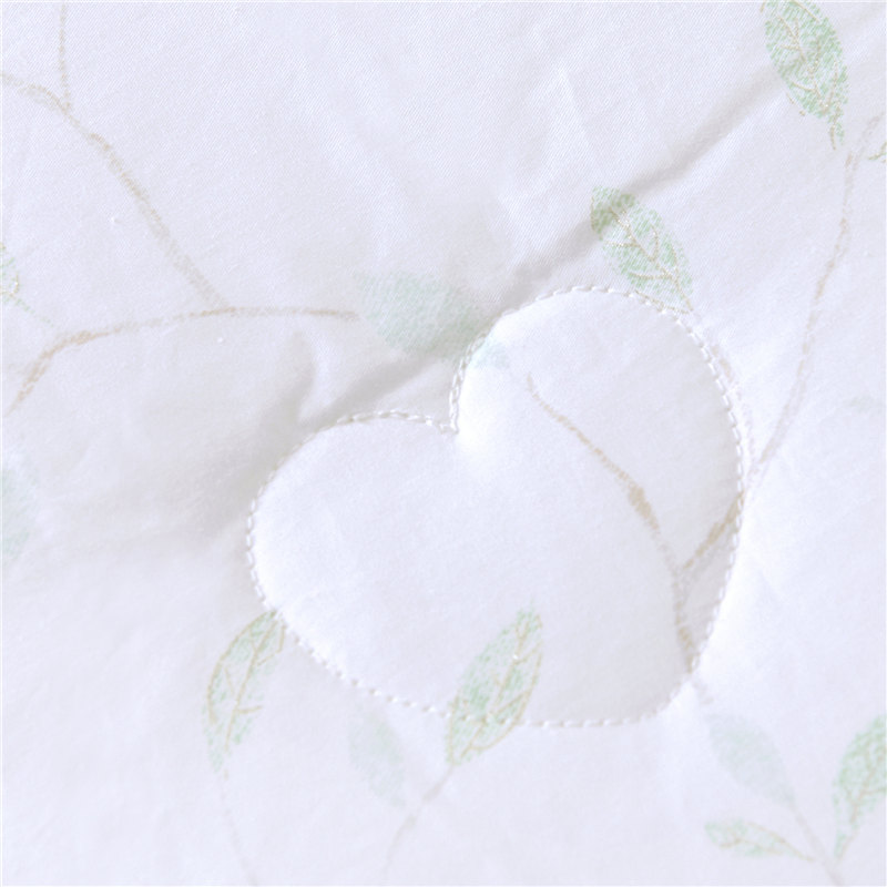 常久 全棉印花蚕丝被加厚冬被200*230cm 6斤 风雅·白色