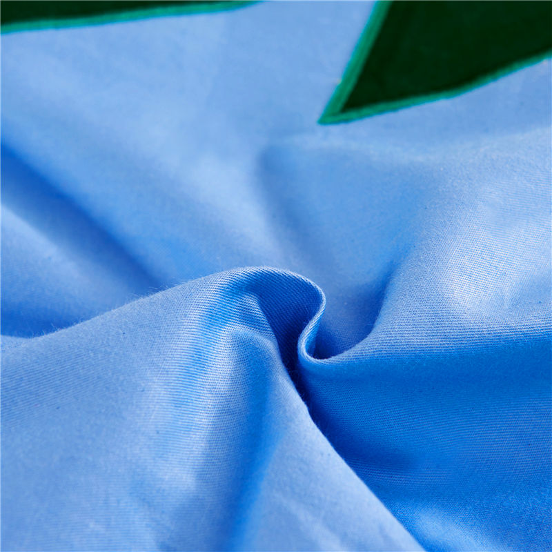 常久 全棉可拆洗儿童蚕丝被  150*200cm3斤 卡丹圣树蓝·蓝色