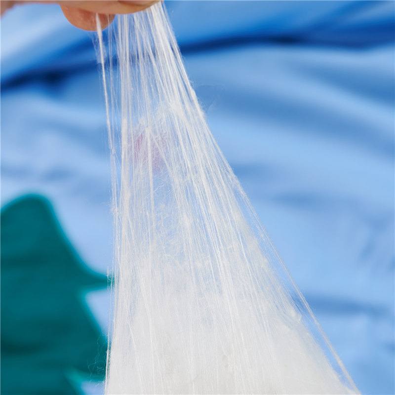 常久 全棉可拆洗儿童蚕丝被  150*200cm3斤 卡丹圣树蓝·蓝色
