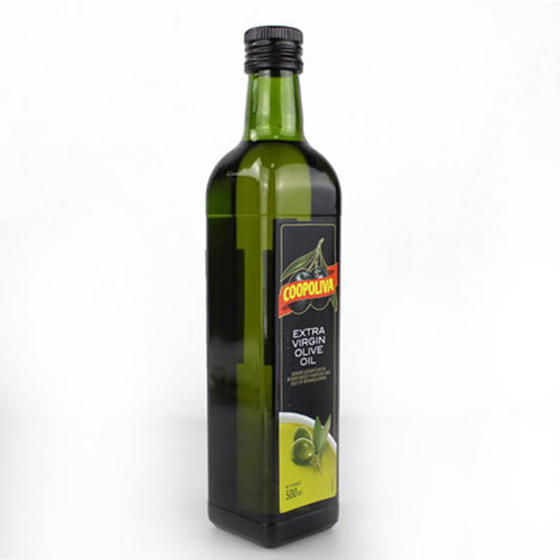 西班牙原装原瓶进口 库博特级初榨橄榄油冷压榨500mL