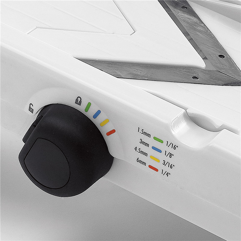 OXO 美国不锈钢多功能V形切片切丝机·白色