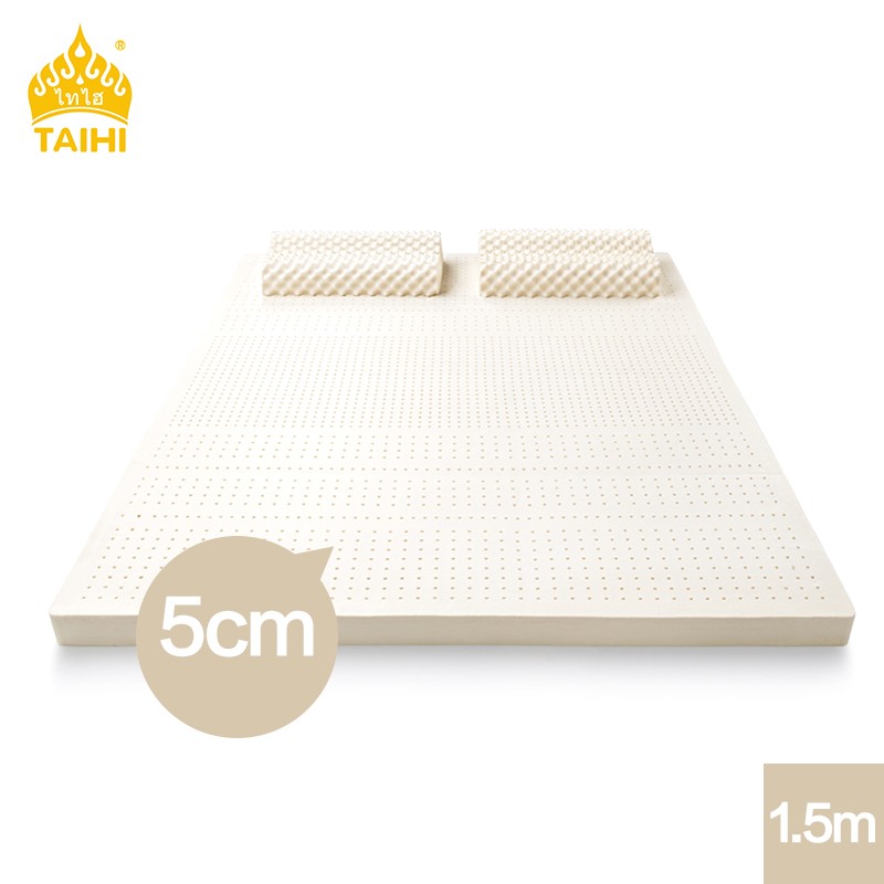 泰嗨泰国整只原装进口天然乳胶床垫1.5*5公分