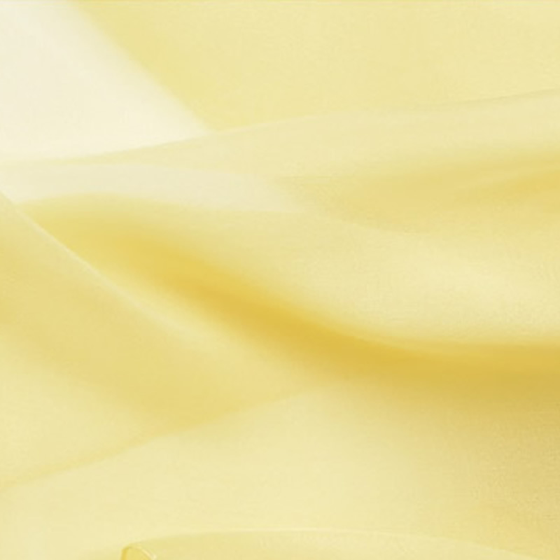 丁摩 桑蚕丝沙滩巾素色真丝披肩围巾W013·明黄色