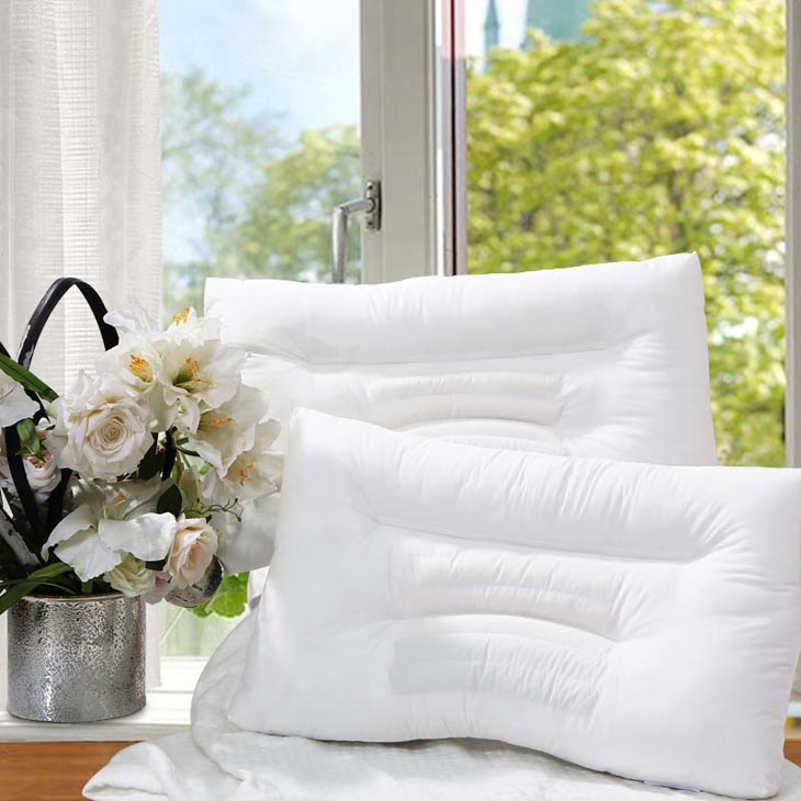 馨而乐 馨享决明子木棉枕·一对装·白色