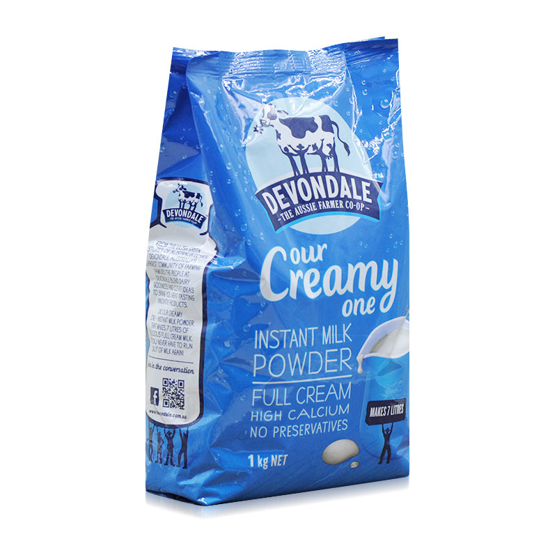 保税区直发 澳大利亚Devondale德运高钙全脂成人牛奶粉1kg*2袋组