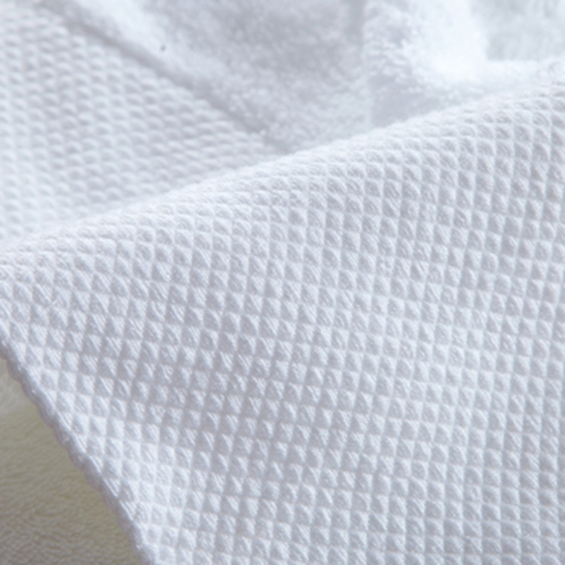 莱薇乔治亚系列长绒棉铂金锻加厚全棉毛巾40*80cm（2条装）·白色