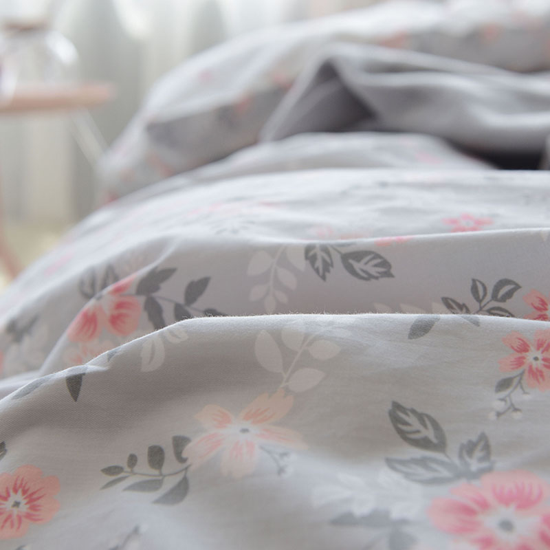 莱薇 美式精梳棉全棉印花四件套5尺床（花语花梦）·花语花梦