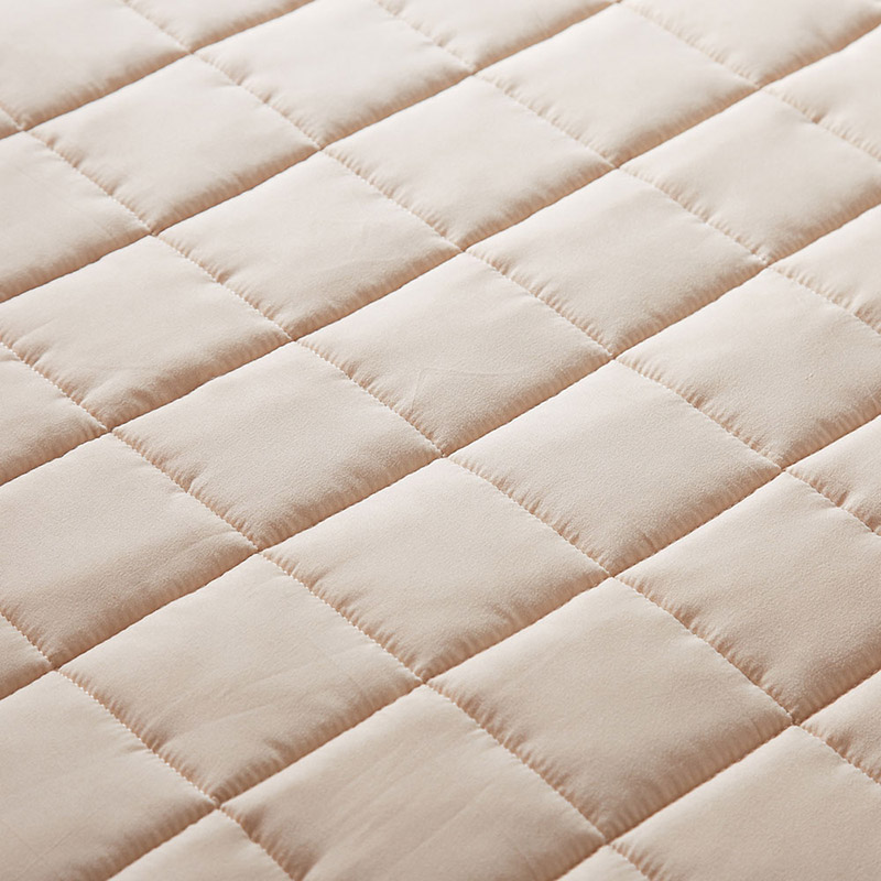 莱薇 可水洗床褥床垫加厚席梦思保护垫（米黄）150*200cm·米黄