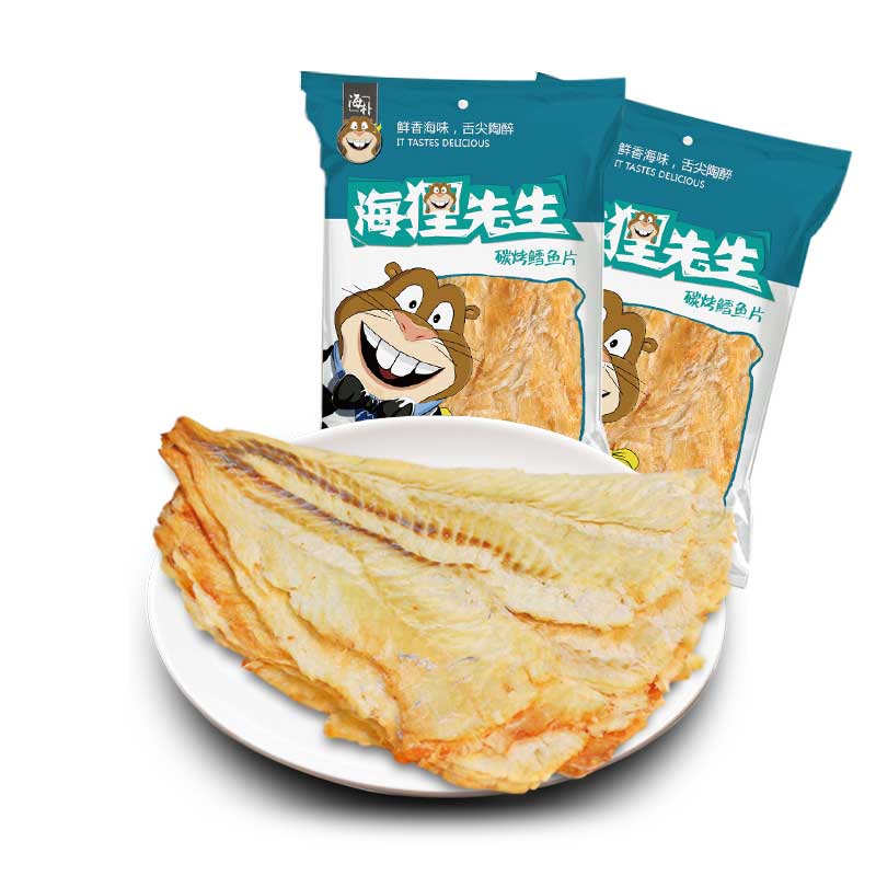 海狸先生 碳烤鳕鱼片·58g*6袋