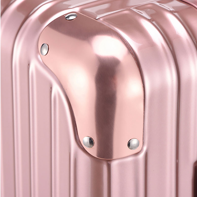 BBM铝合金行李箱小包角铝框时尚旅行密码拉杆旅行箱20寸·银色