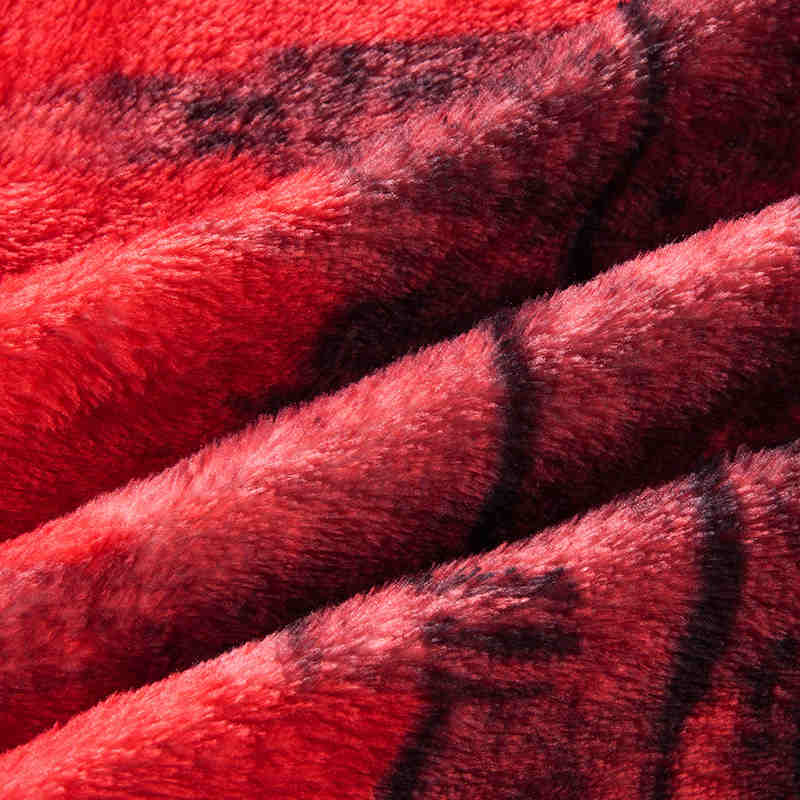 LOVO家纺COCA-COLA蒙特利之约法兰绒毯（罗莱生活出品）·无色