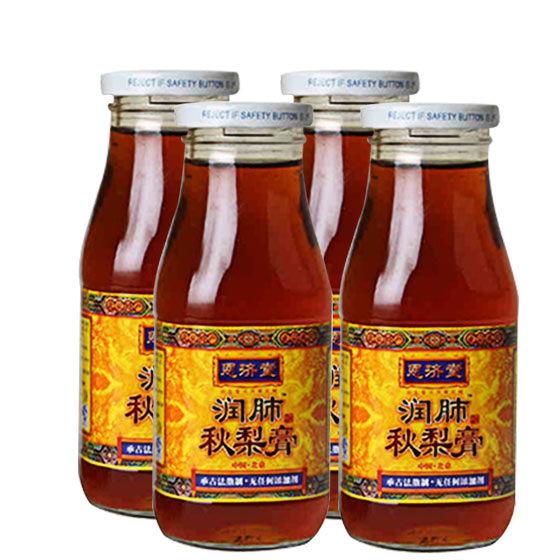 [tv商品]【恩济堂】润肺秋梨膏350克/瓶*4