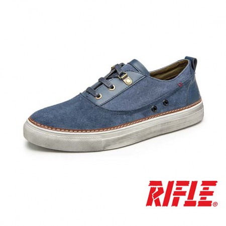 rifle男鞋春季潮鞋2017新款板鞋男·蓝色