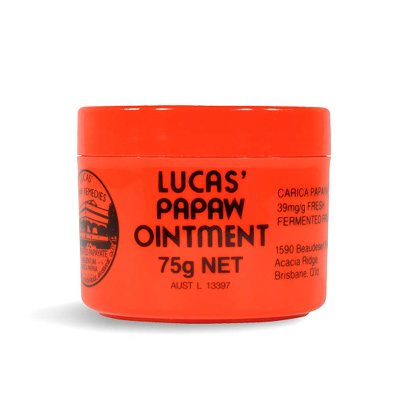 澳洲直邮lucas木瓜膏75g3瓶