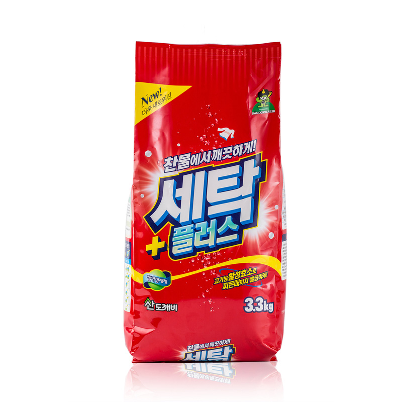 [巴洛奇]sandokkaebi 韩国进口加酶低泡合成洗衣粉·红色包装