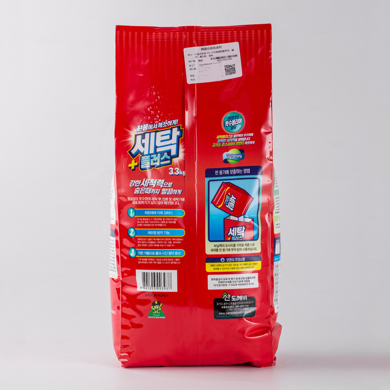 [巴洛奇]sandokkaebi 韩国进口加酶低泡合成洗衣粉·红色包装