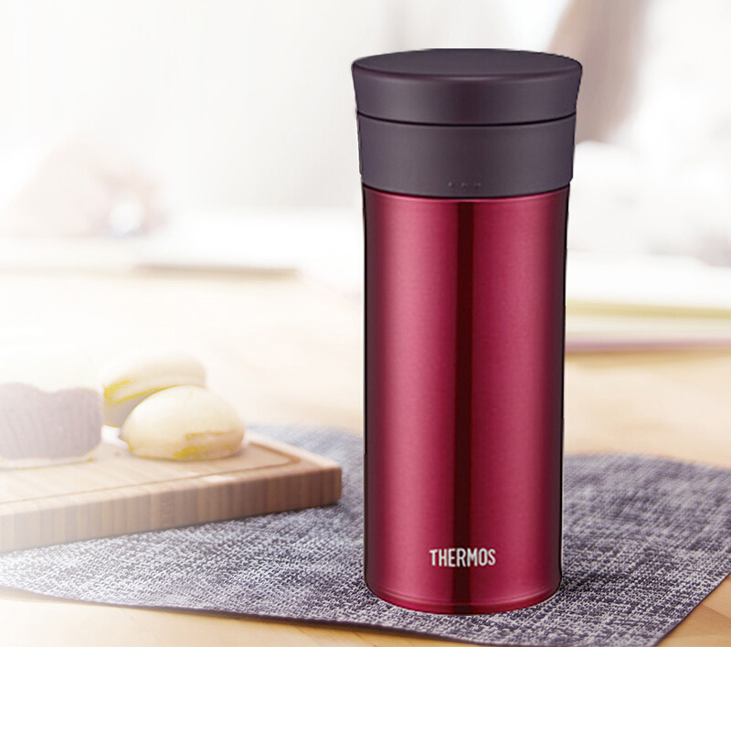 膳魔师(thermos) 保温杯 泡茶杯 保温杯男士 杯子 水杯 tcma-400 红色