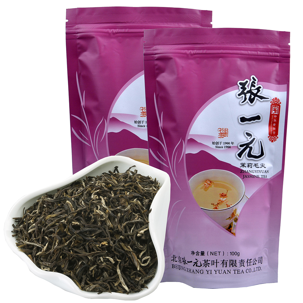 張一元特級茉莉花茶毛尖100g/袋·張一元茉莉毛尖