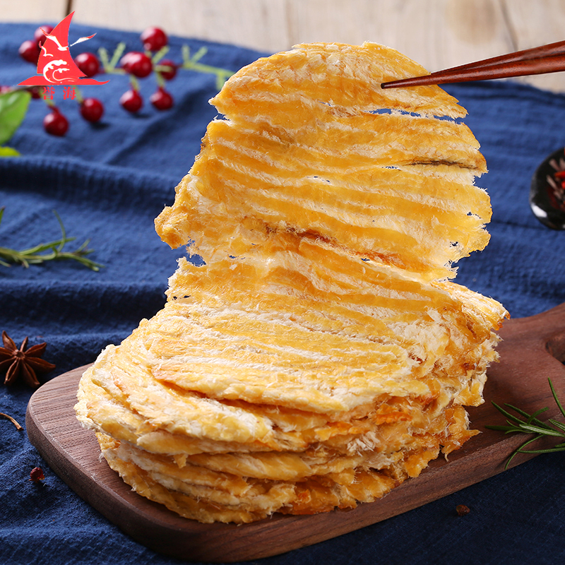 誉海厦门特产即食海产品6件装 鳕鱼片,小黄鱼,安康鱼,鱿鱼片,目鱼条