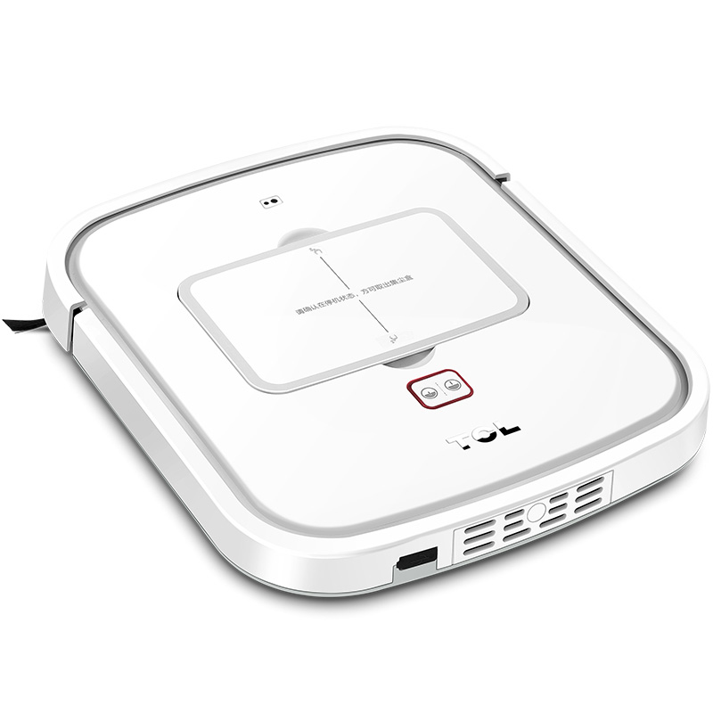 tcl超薄智能扫地机器人t1白色