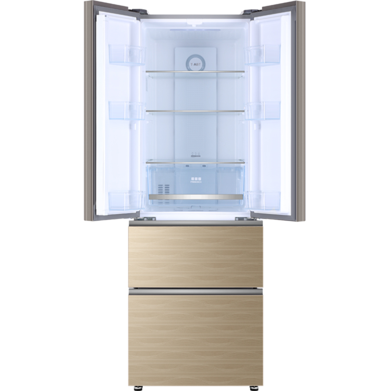 海尔法式多门定频对开门冰箱bcd-331wdgq·金色