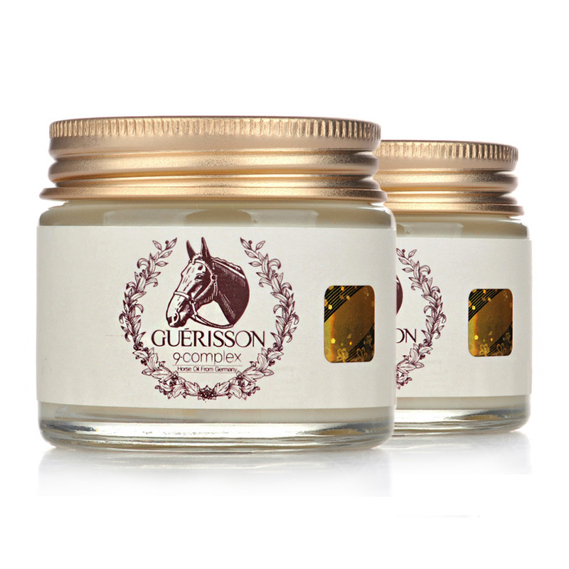 保税区直发韩国guerisson格丽松马油面霜70g2件组